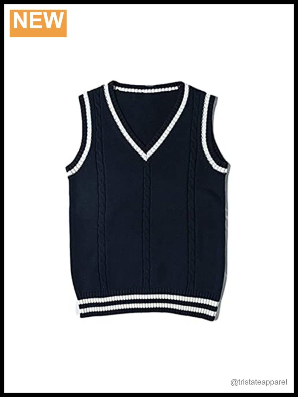 V Neck Sweater Vest Sleeveless Knit Pullover Tank Top